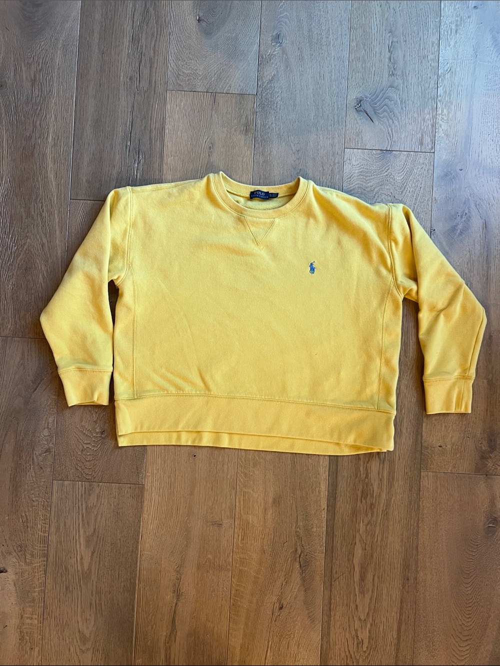 Polo by Ralph Lauren Women’s Bright Yellow Crewneck Sweatshirt